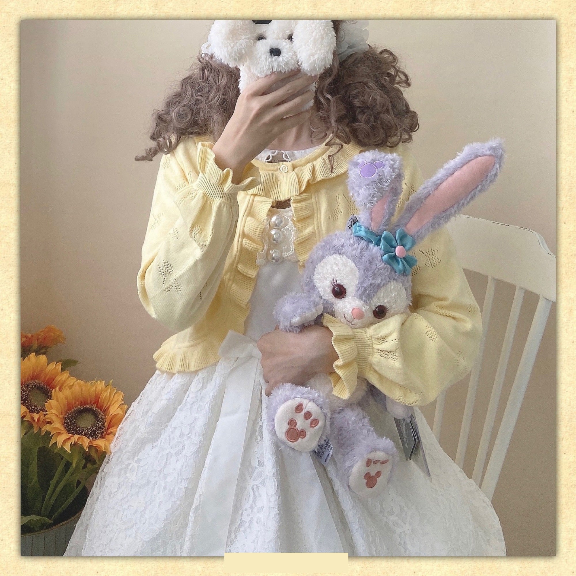 Sweet Lolita Coat Long-sleeved Cotton Cardigan
