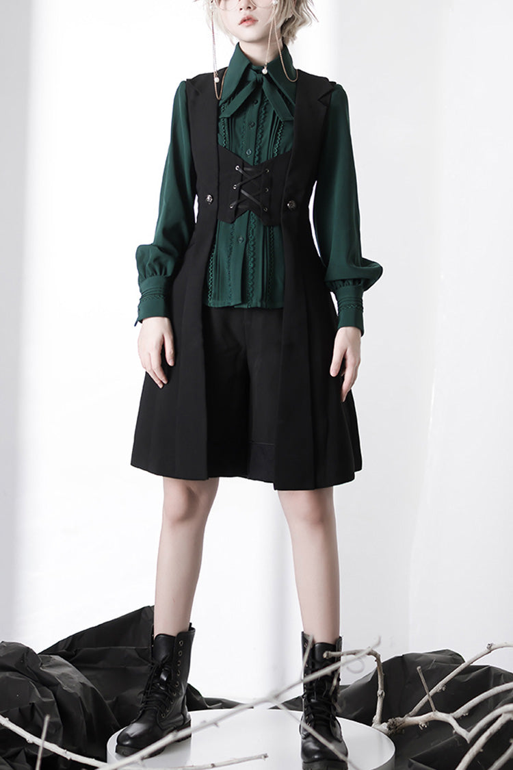 Overture Middle Ages Ouji Fashion Gothic Lolita Long Vest 3 Colors