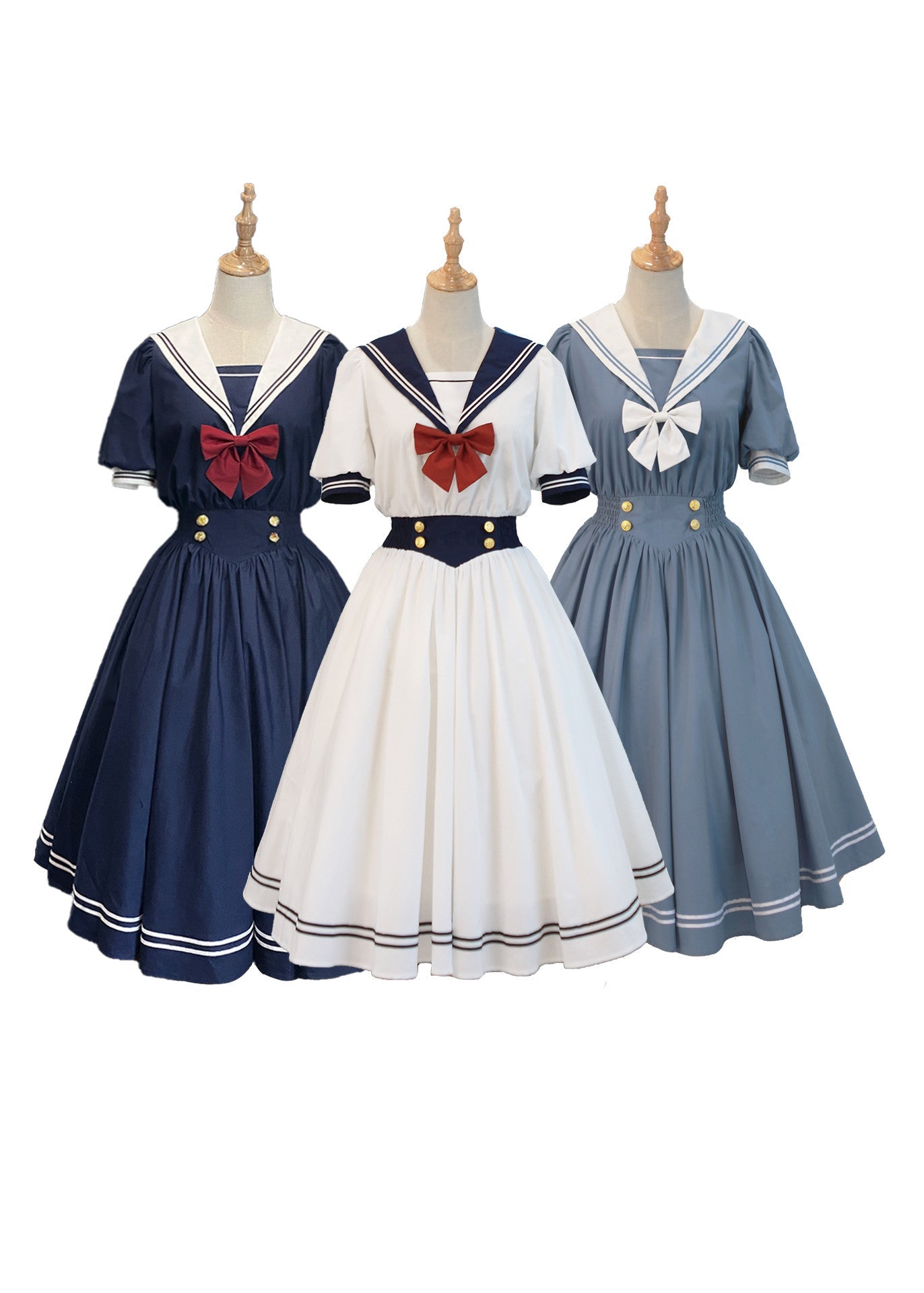 Sea and Wind - Retro Sailor Lolita OP Dress Version 1.0