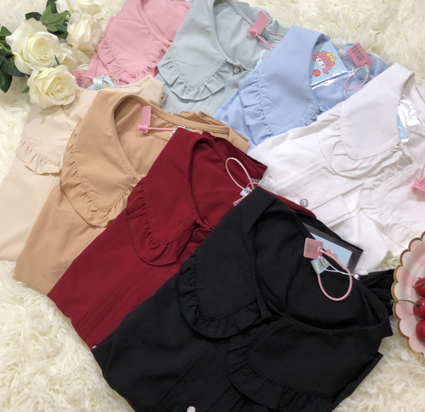 Plus Size Lolita Blouse Long Sleeve Shirt