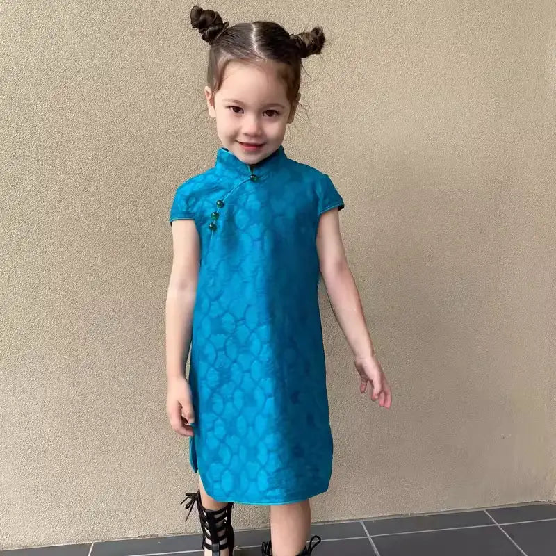 Blue Girl's Qipao |Bliss