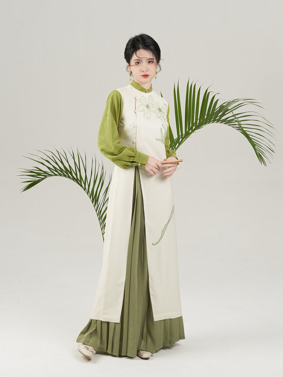 Chinese Costume Women Improved Cheongsam Dress