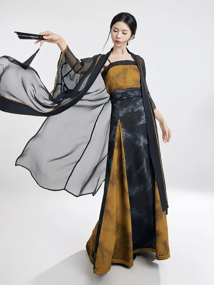 Chinese Fashion Hanfu Song Style Dress Women