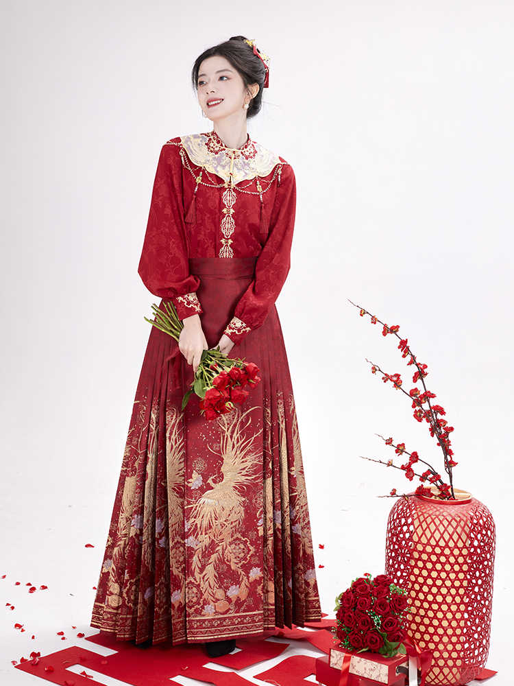 Chinese Modern Wedding Dress Improved Hanfu