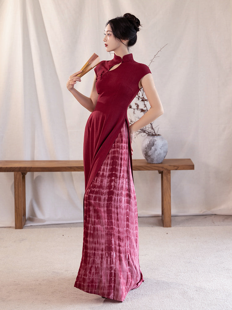 Chinese Qipao Wedding Dress Women Ao Dai Dress