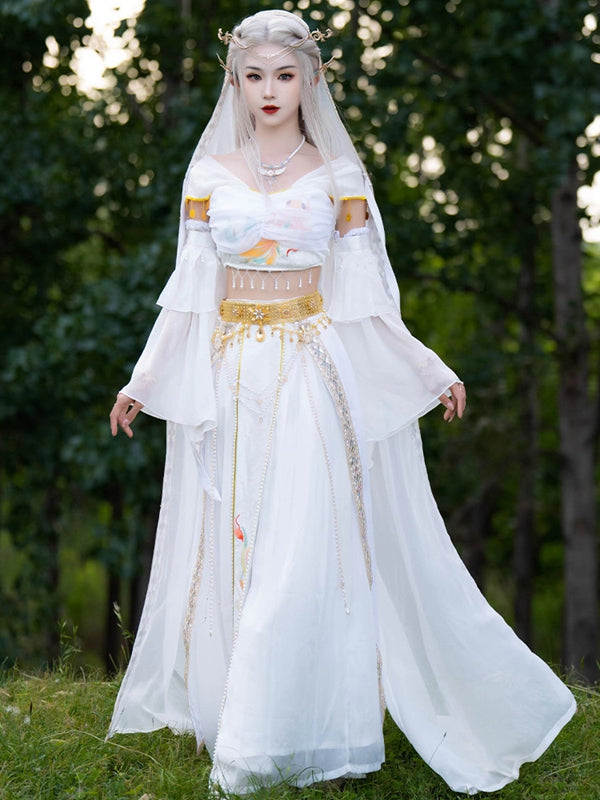 Dunhuang Style Hanfu Clothing Dance Dress