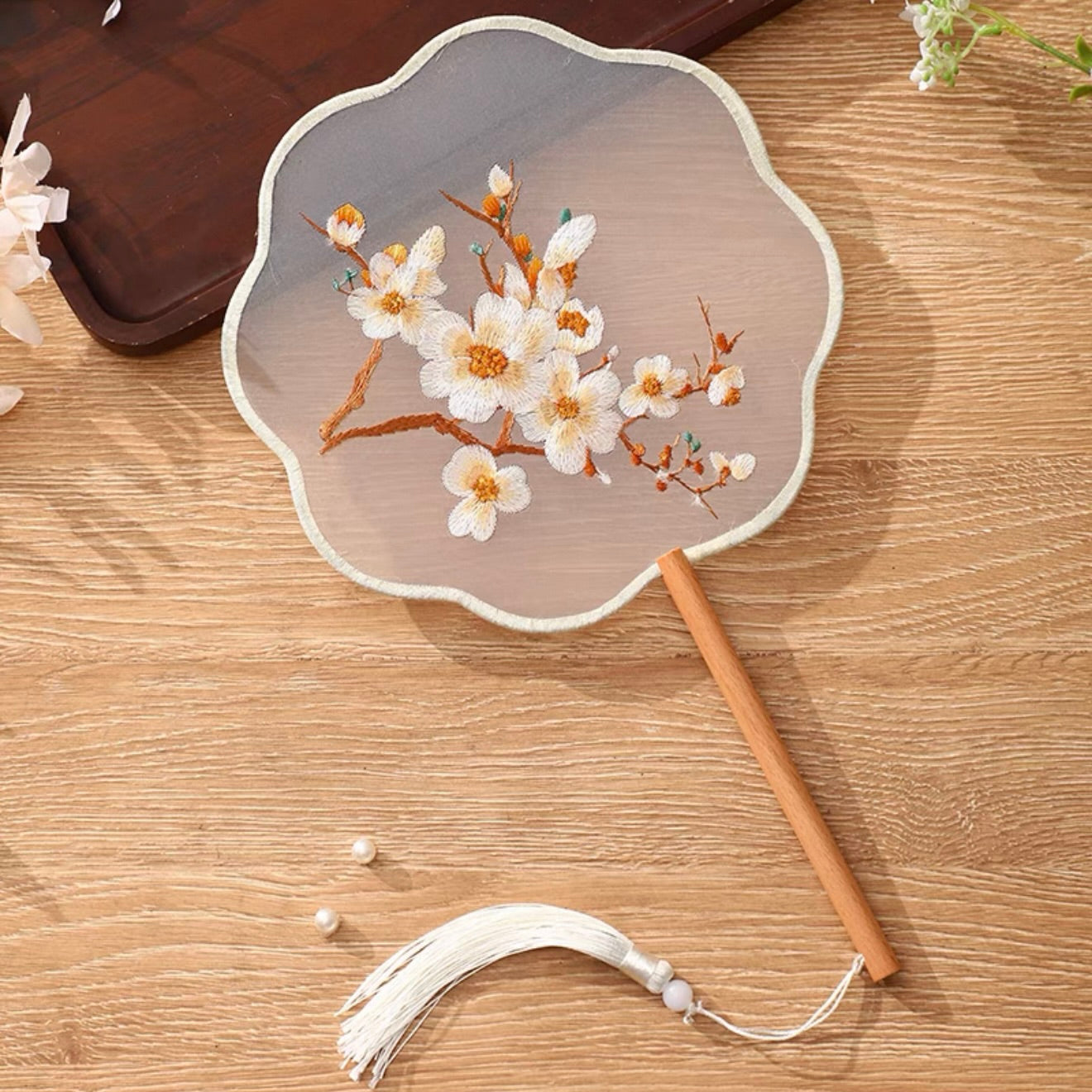 Tanhua Traditional Chinese Round Hand Fan