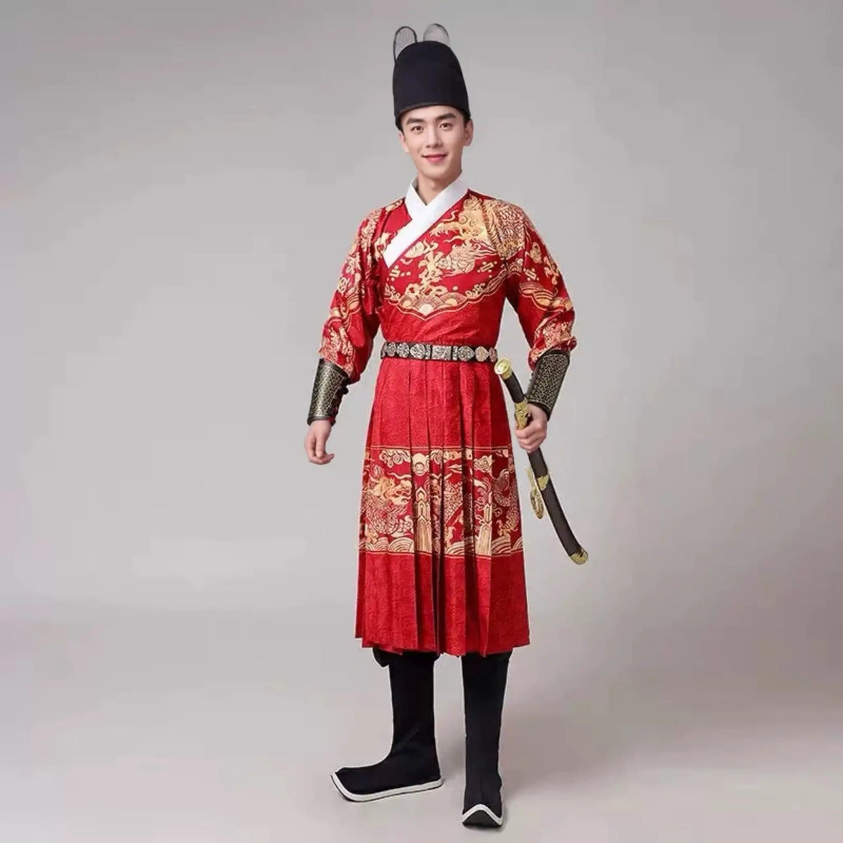 Men’s Ming Dynasty Dragon Hanfu Robe