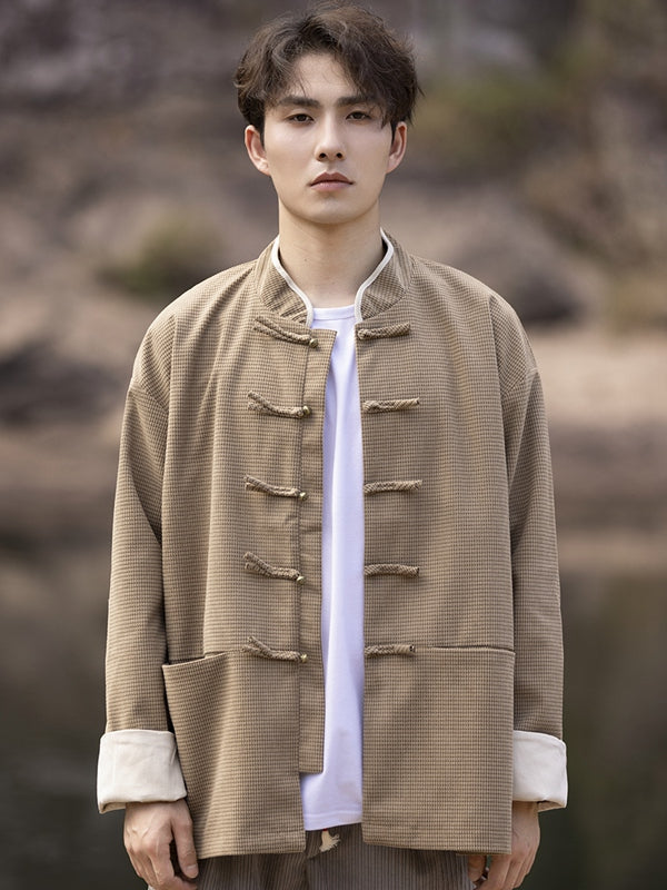 Men’s Chinese Jacket Vintage Zhongshan Suit