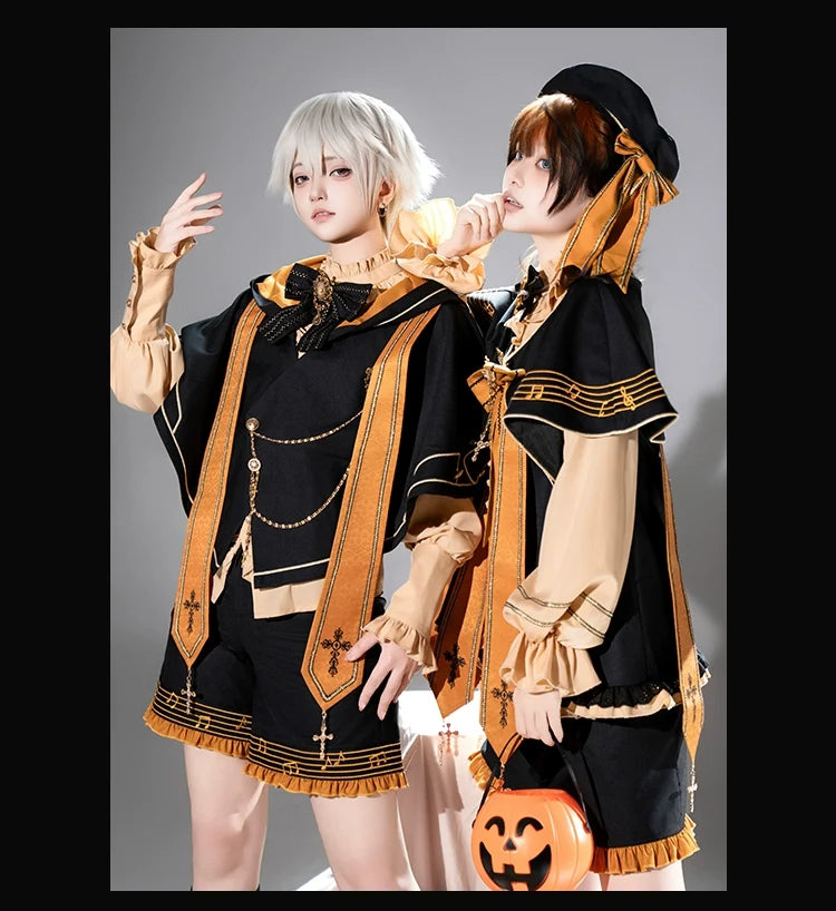 The Choir of The Church 2.0 - Ouji Lolita Shorts Set in Two Styles
