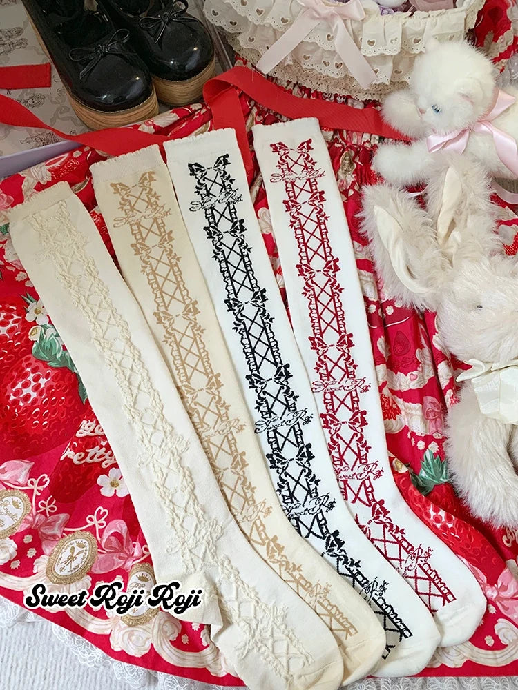 Classic Lolita Socks Autumn Mid-calf Cotton Socks