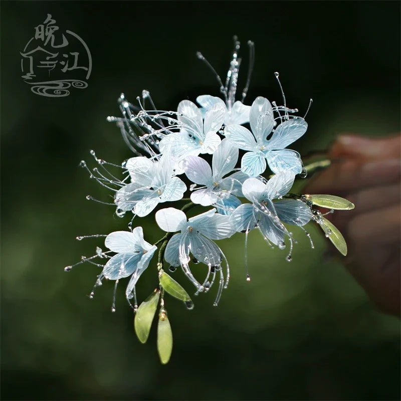 Flower Curls Hair Stick | Traditional Chinese Hair Accessory