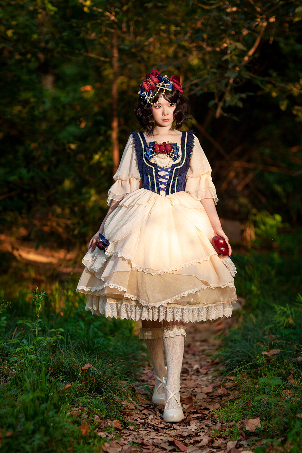 Snow White - Split Style Lolita OP Dress