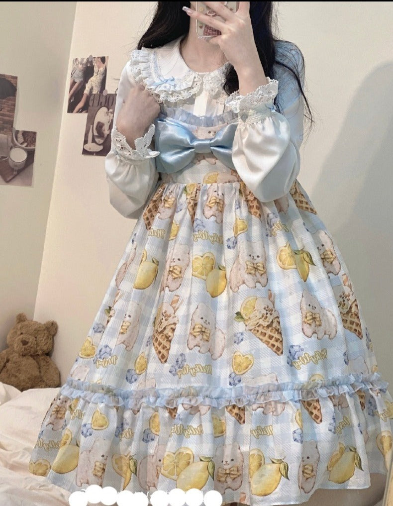 Lemon Puppy Lolita JSK Dress