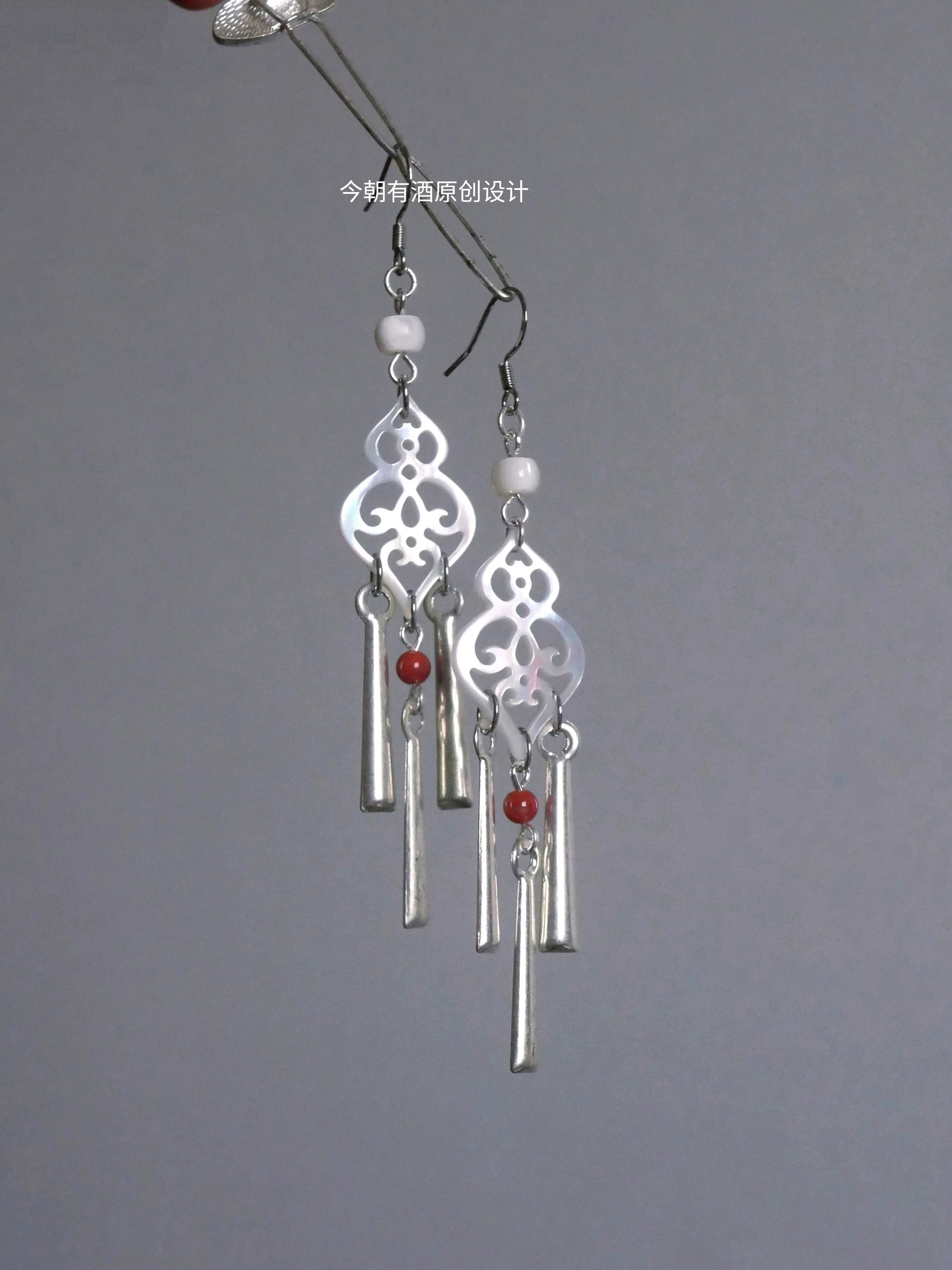 Miao Ethnic Tassel Earrings | Hanfu Jewelry