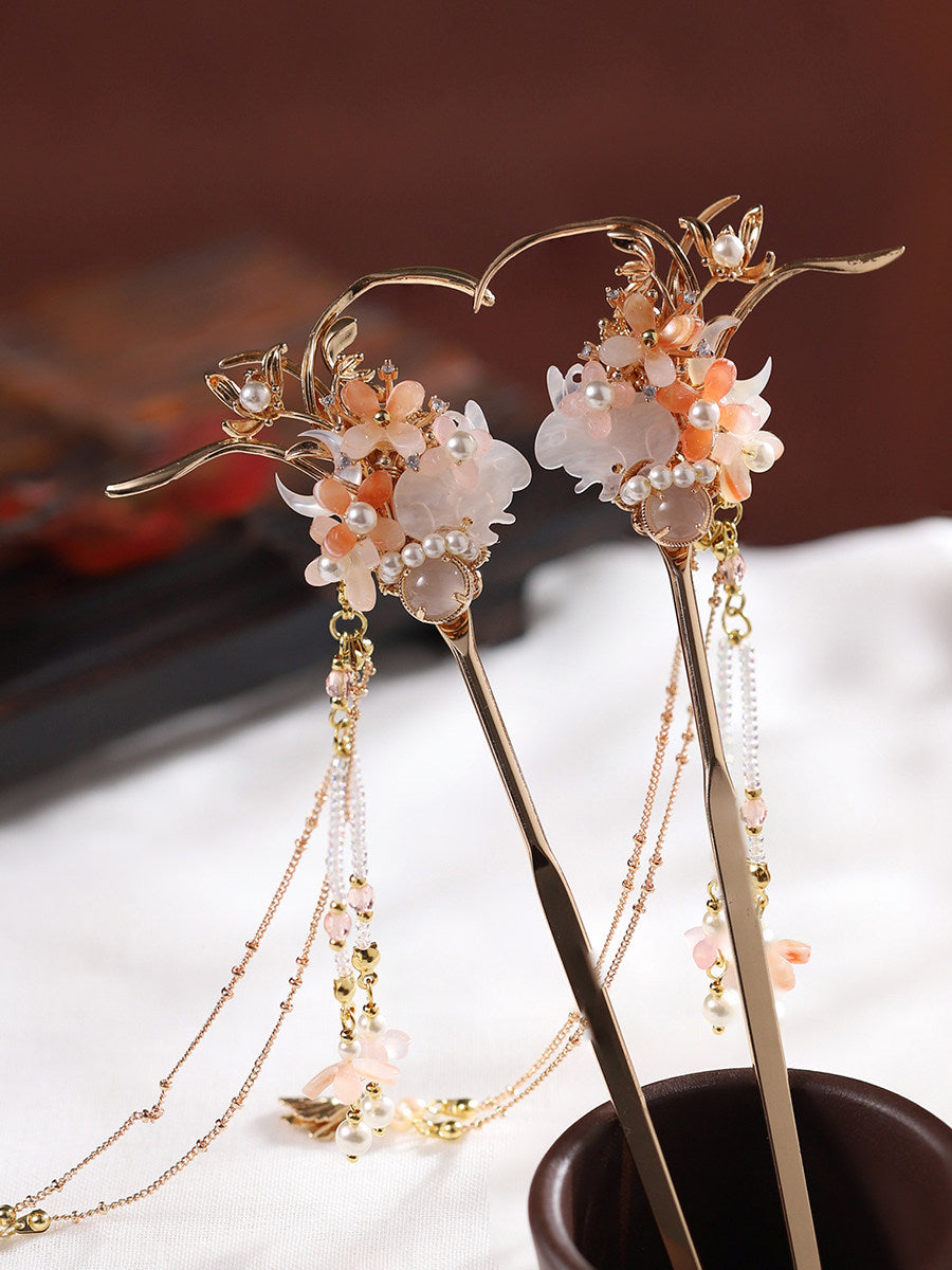 Autumn Moon Hair Stick | Traditional Chinese Hair Accessory