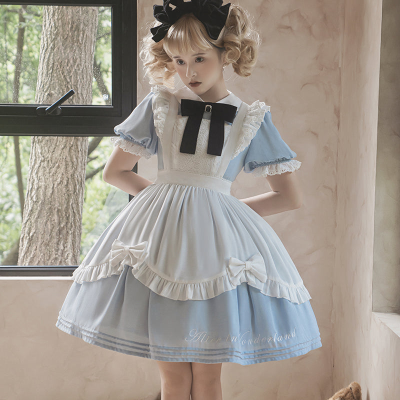 Sweet Alice - Short Sleeves Maid Lolita OP