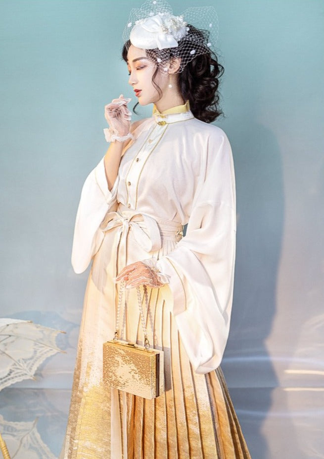 Moon River | Modern White Blouse (月生春江)