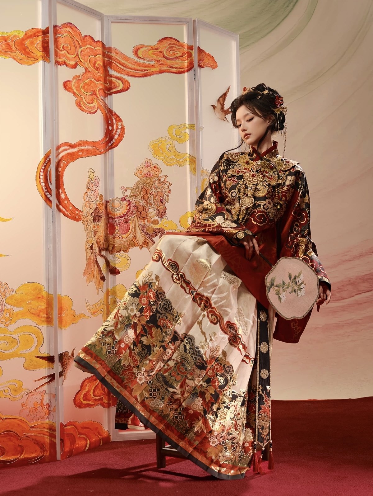 Ming Dynasty Chinese New Year Festival Hanfu | Xuanma Qiankun 玄马乾坤