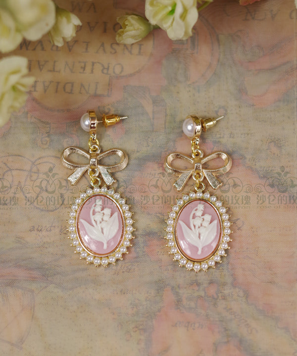 Retro Cameo Lolita Earrings