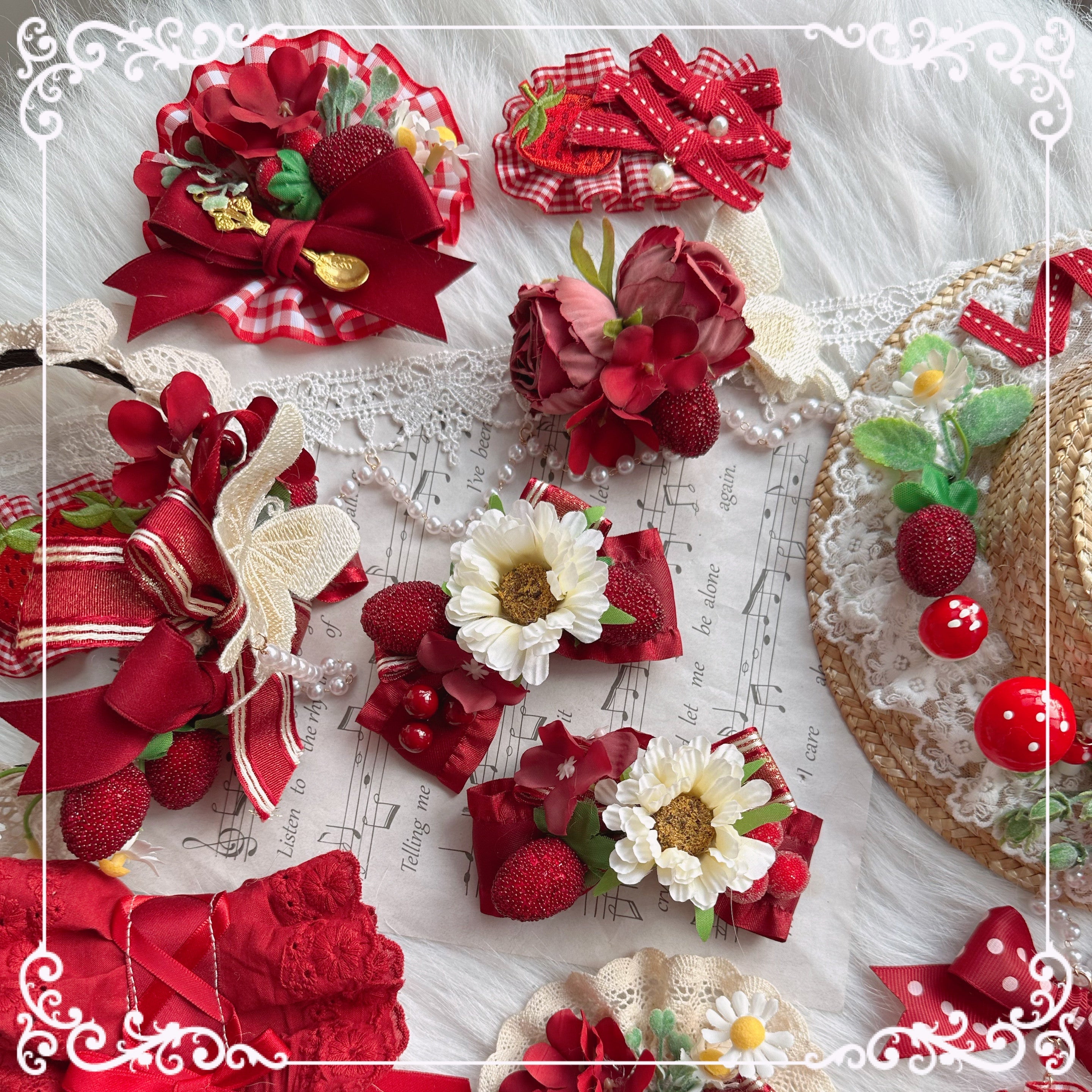 Country Lolita Hand-made Headdress Accessory