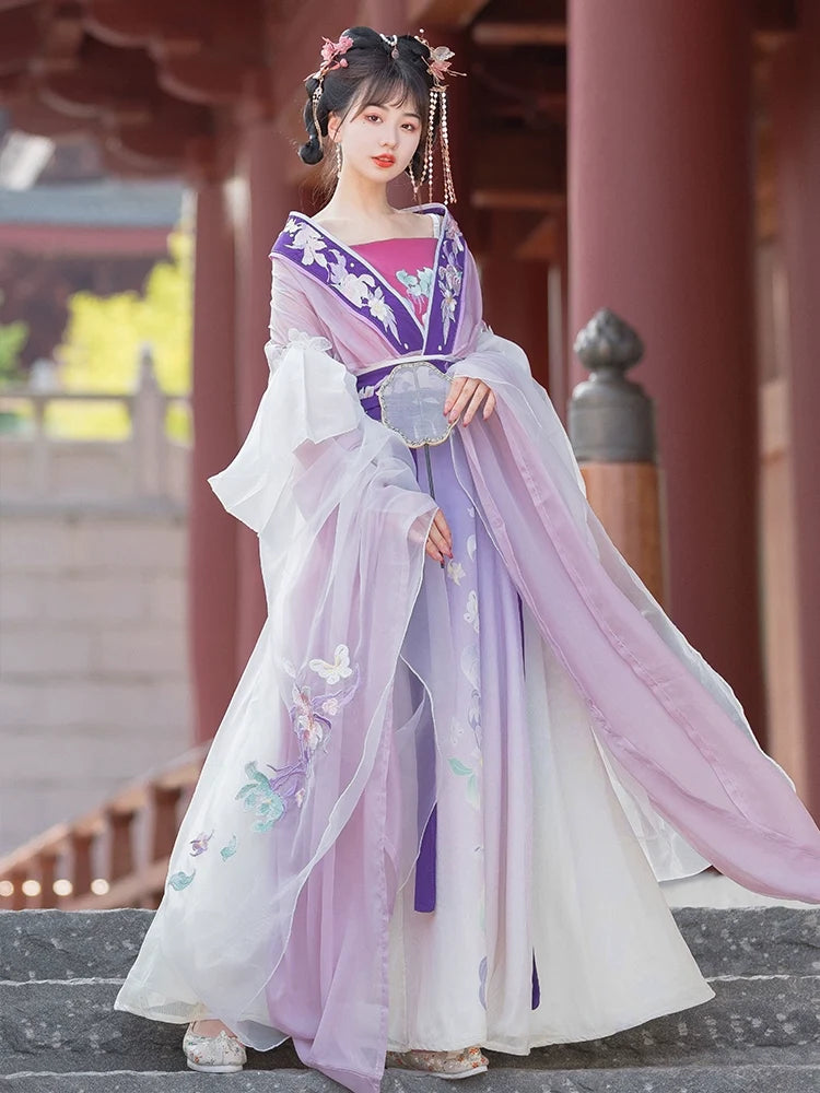 Wei Jin Dynasty Qiyao Ruqun Hanfu | Fialova