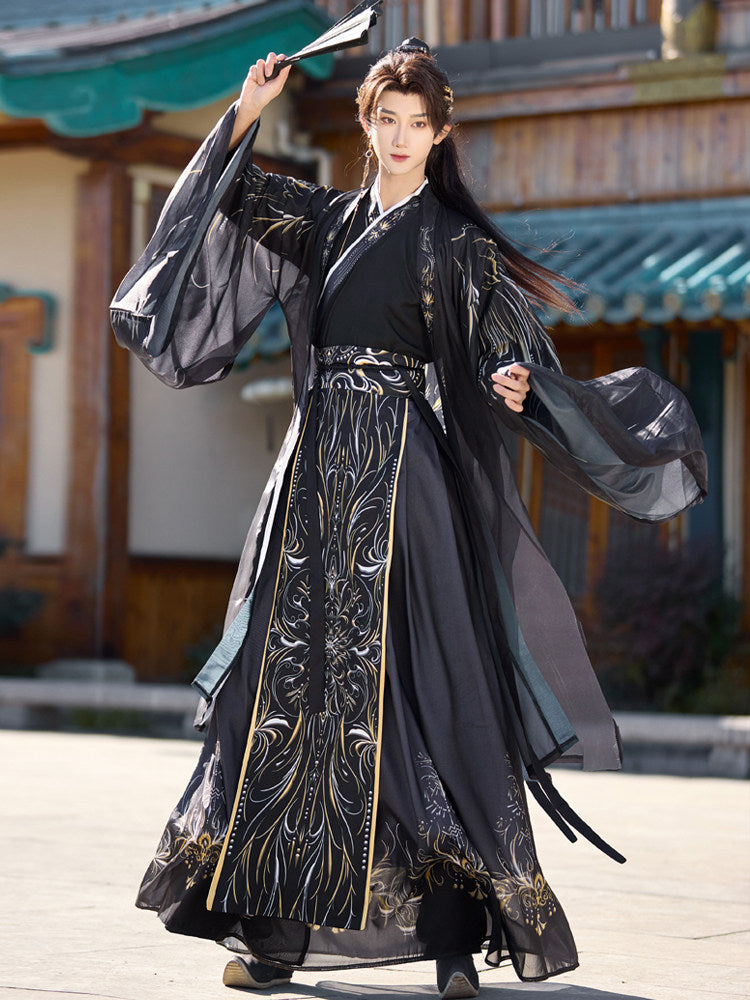 Traces of Stars | Wei Jin Dynasty Hanfu Set