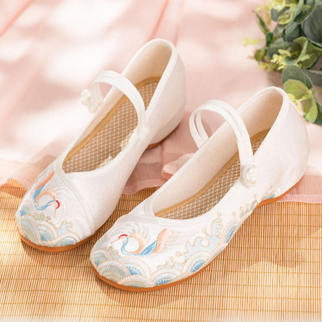 Azure Song | Embroidered Shoes (青歌)
