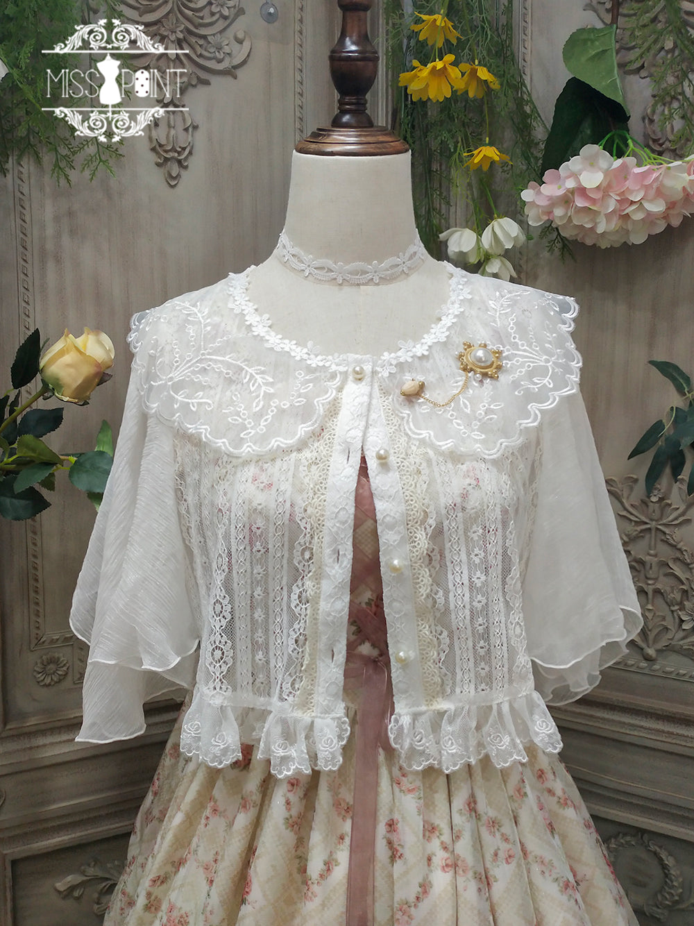 Woody Rose - Elegant Retro Lolita Blouse