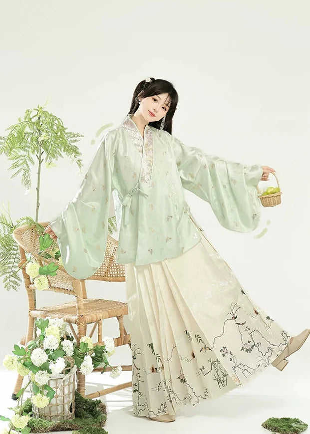 Wild Herbs | 2-Piece Printed Hanfu (百草馨)