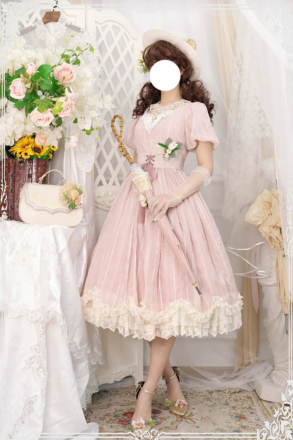 Tulip - Classic Lolita OP Dress Short Sleeve Dress Multicolors