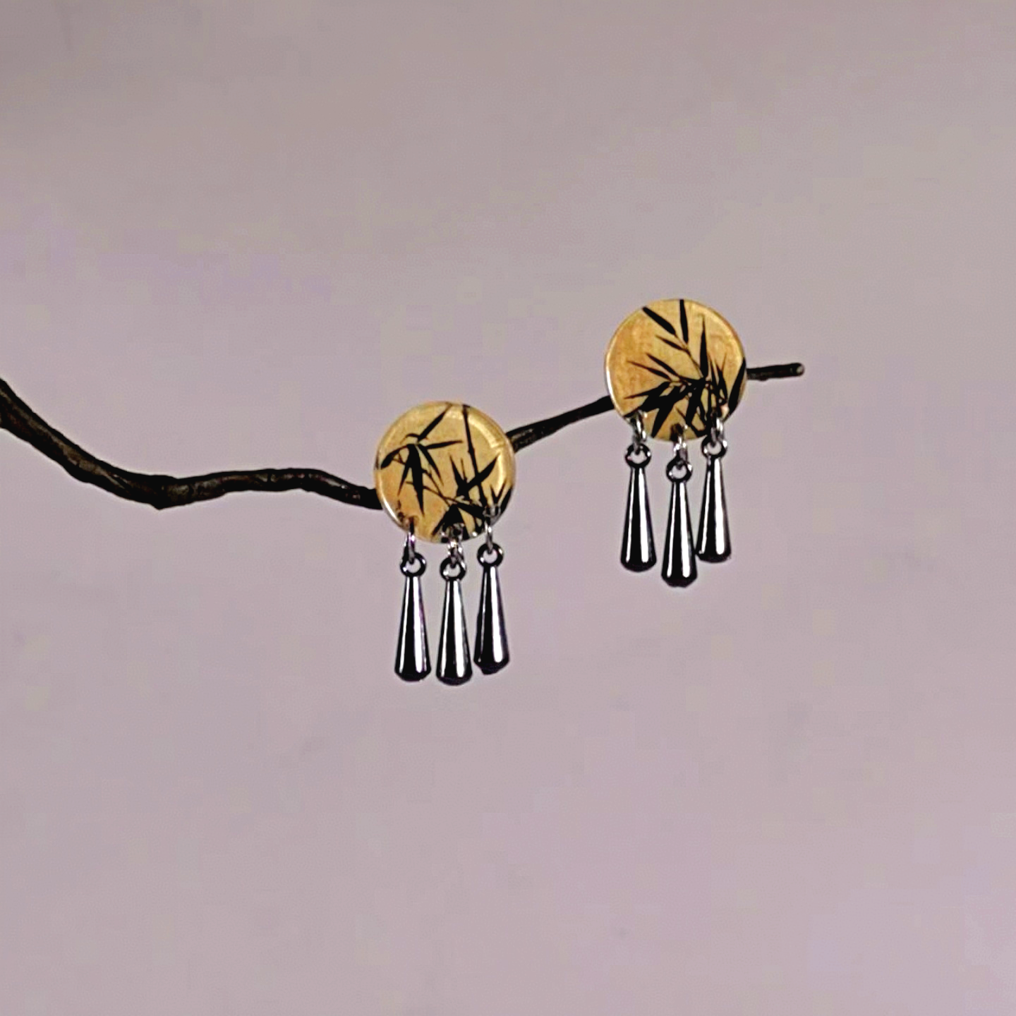 Rustling Leaves Dangle Earrings | Cheongsam Jewelry