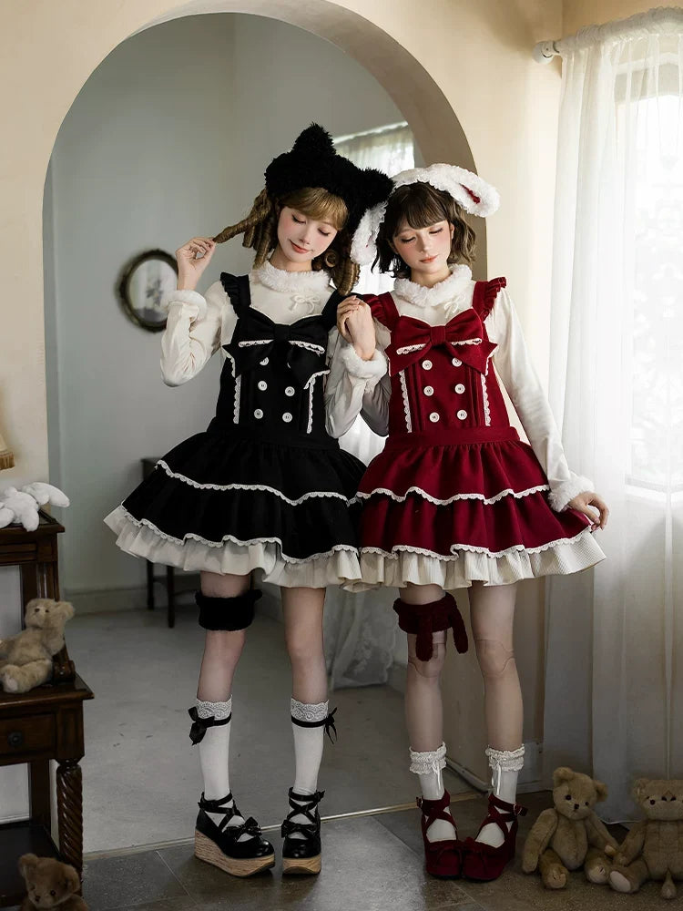 Snowlight of Tokamachi - Kawaii Lolita JSK, Animal Ear Headband