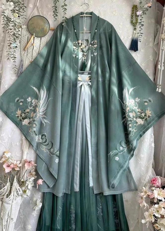 Jade Cloud | 3-Piece Plus Hanfu (碧云)