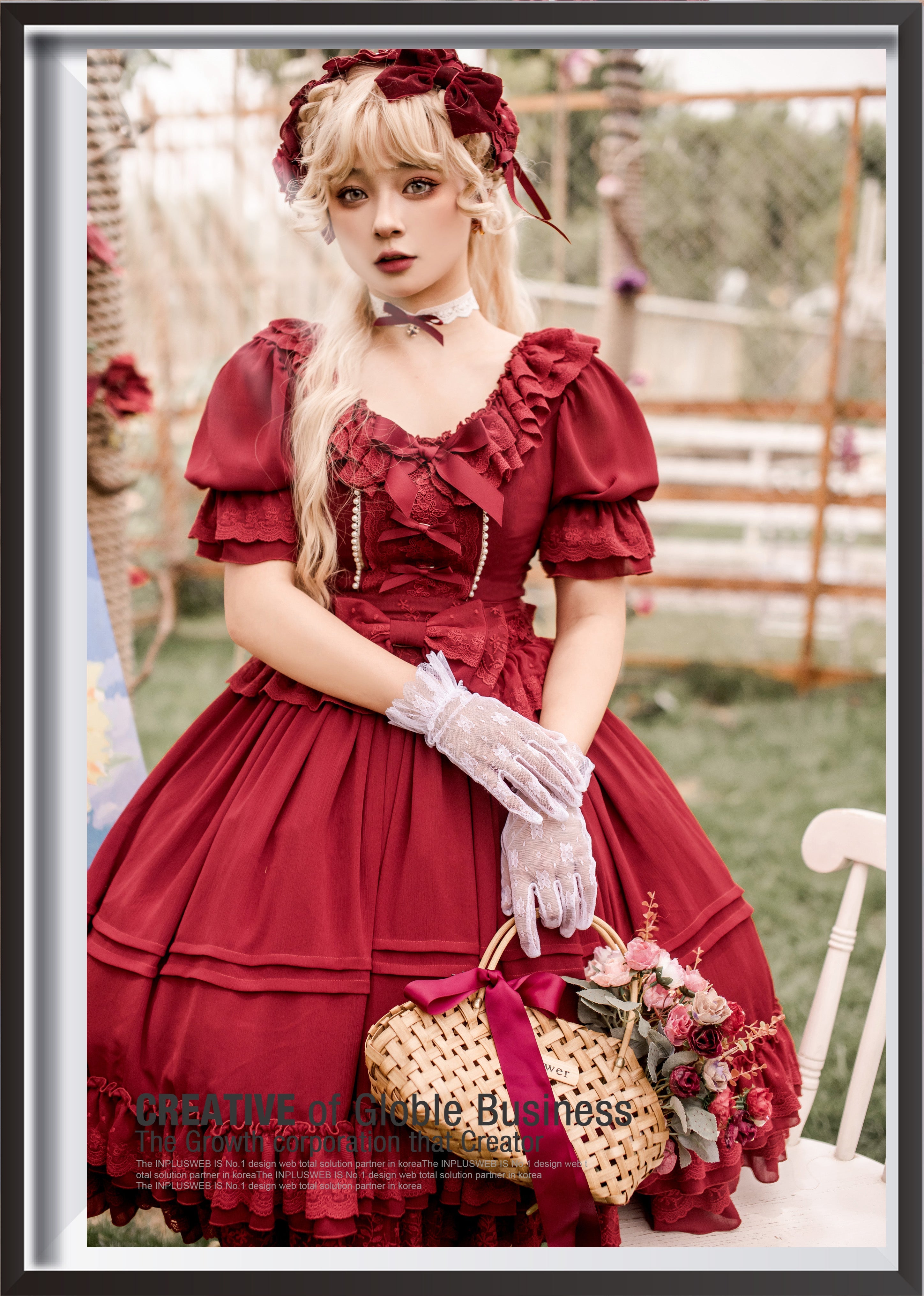 The Dawn Song - Plus Size Lolita Elegant OP Dress