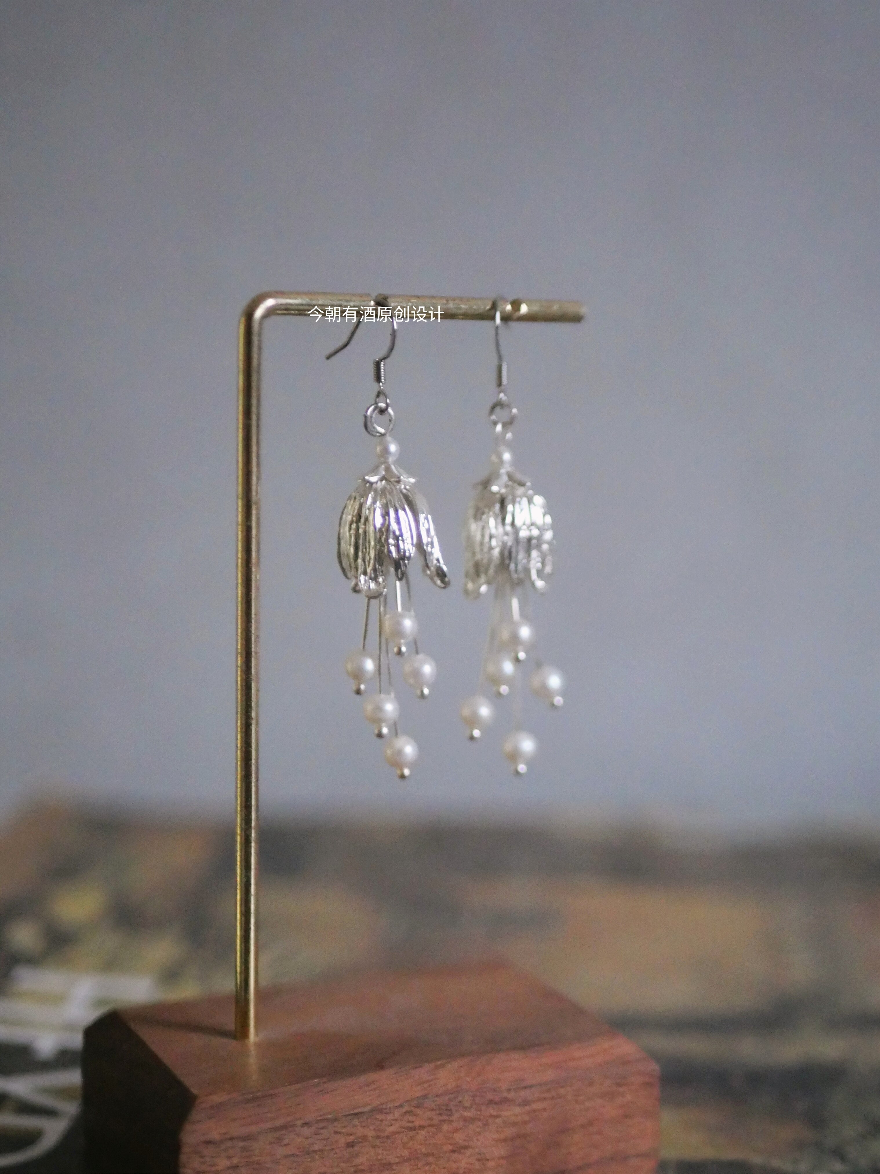 Cold Moon Orchid Earrings | Hanfu Jewelry