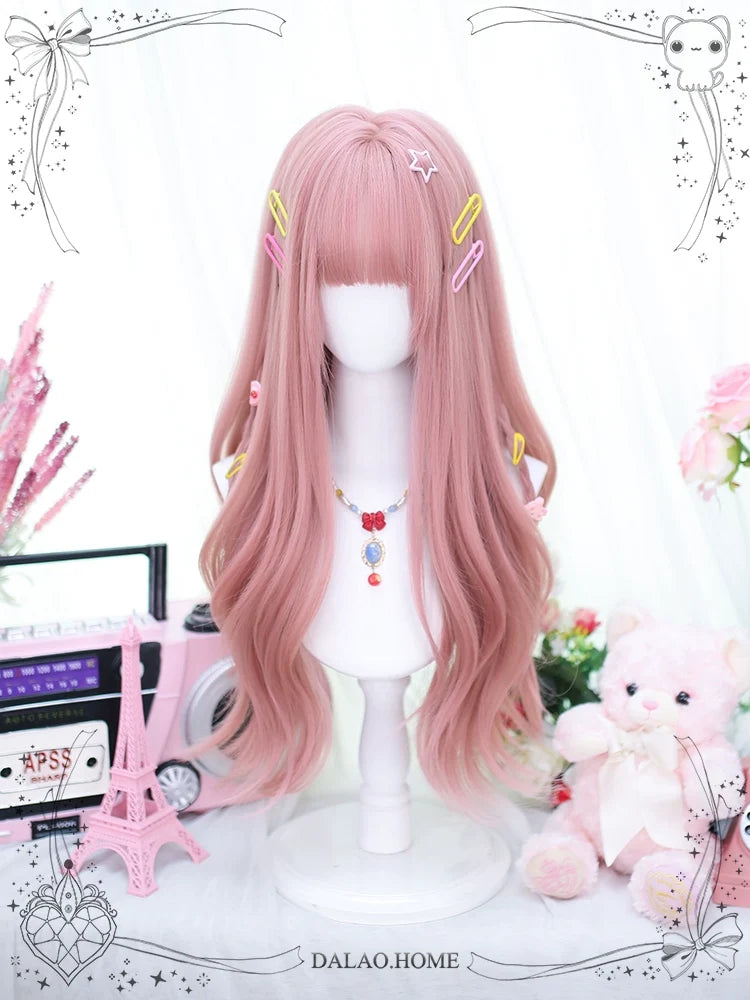 Dalao Home - Solid Lolita Wig, Long Curly