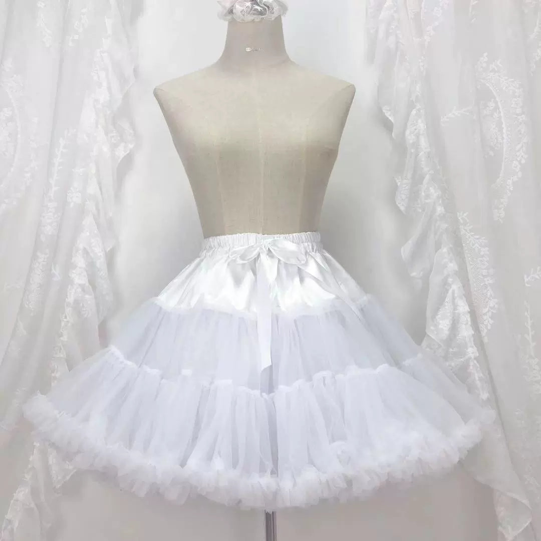 Super Puffy Lolita White Petticoat