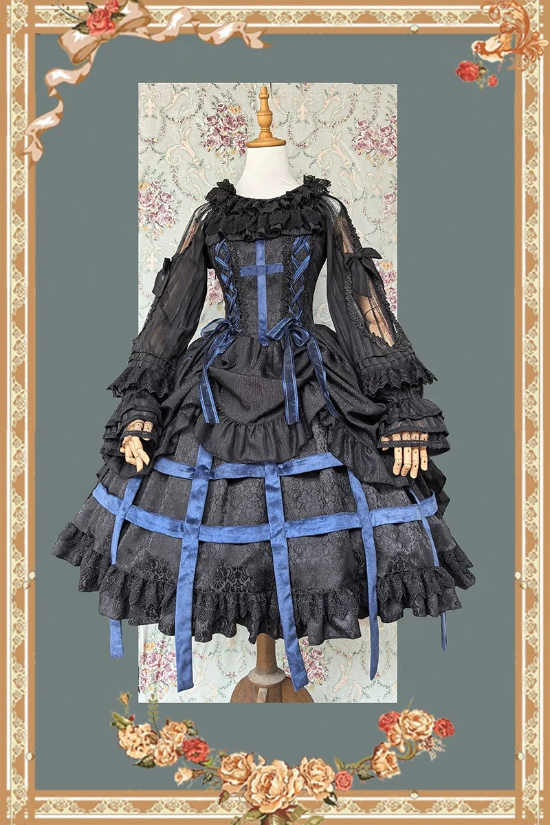 Lilith's Cage - Gothic Lolita JSK Dress & Blouse