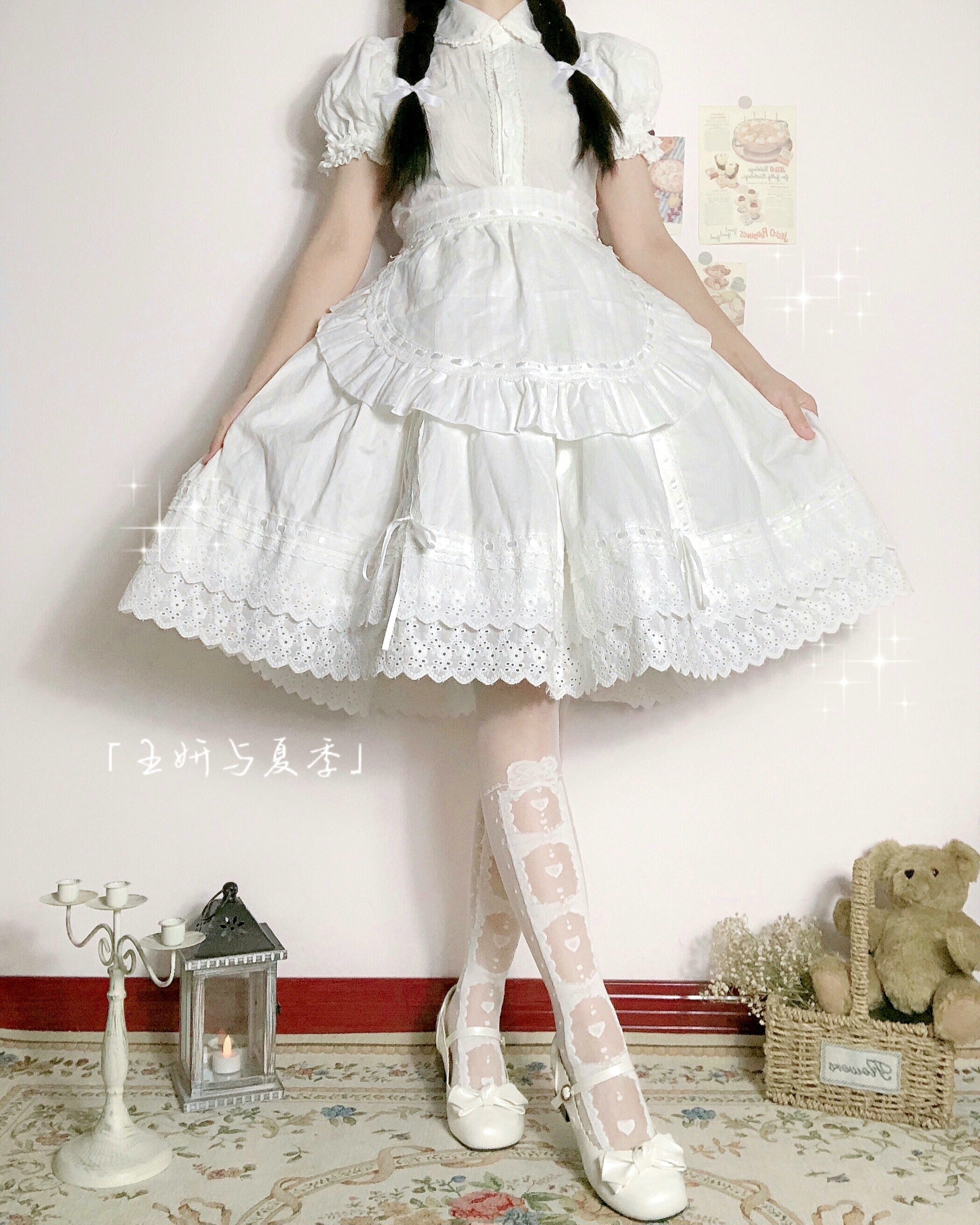 Cotton Embroidery Lolita Underskirt