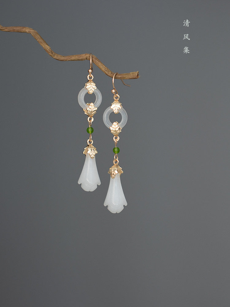 Magnolia Antique Earrings | Hanfu Jewelry