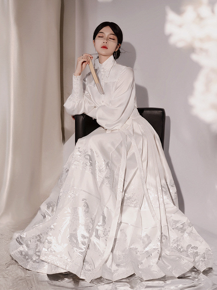 Ming Dynasty Modern Hanfu and Mamianqun - Chasing the Light 逐光