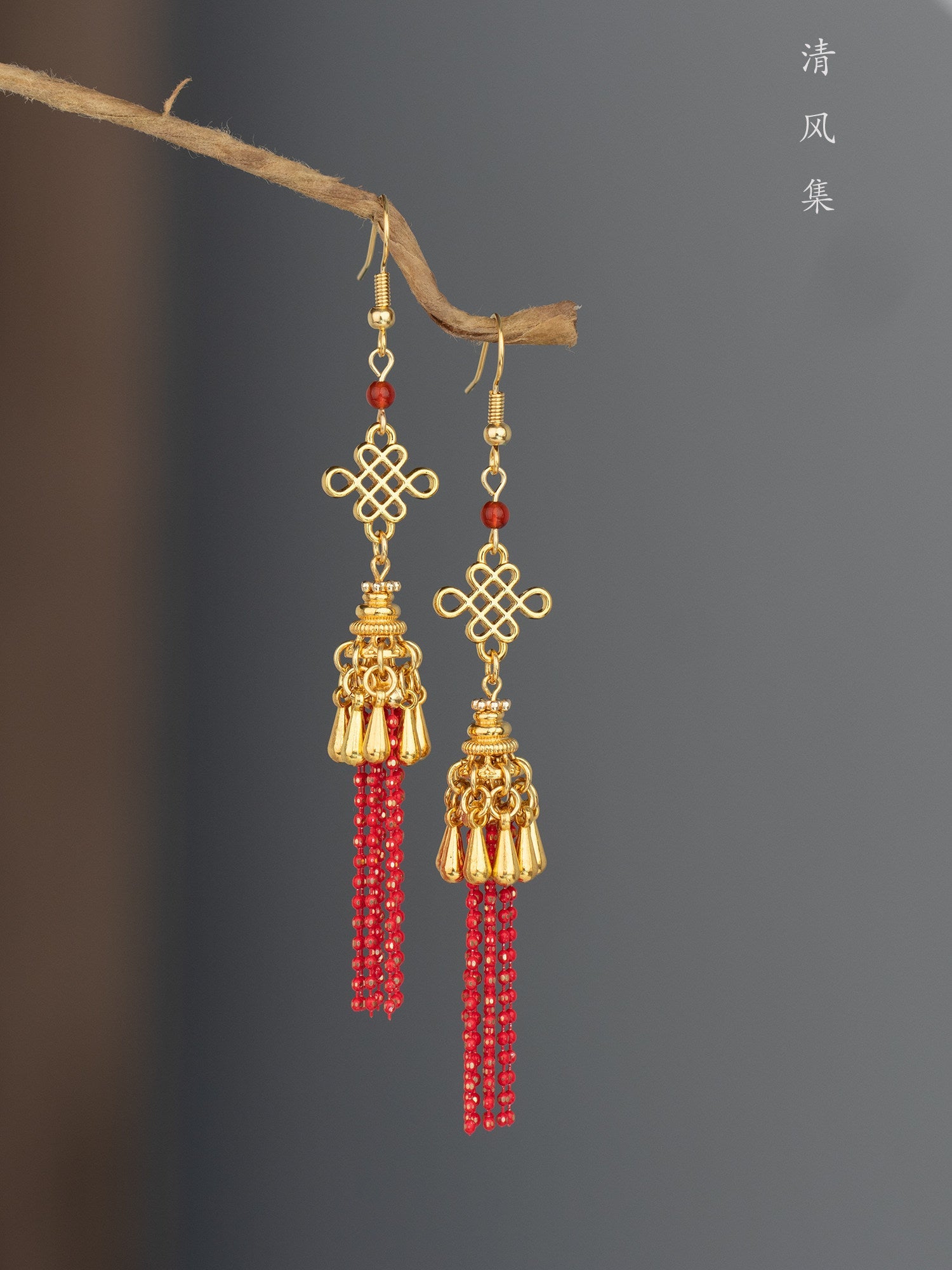 Lucky Knots Antique Earrings | Hanfu Jewelry