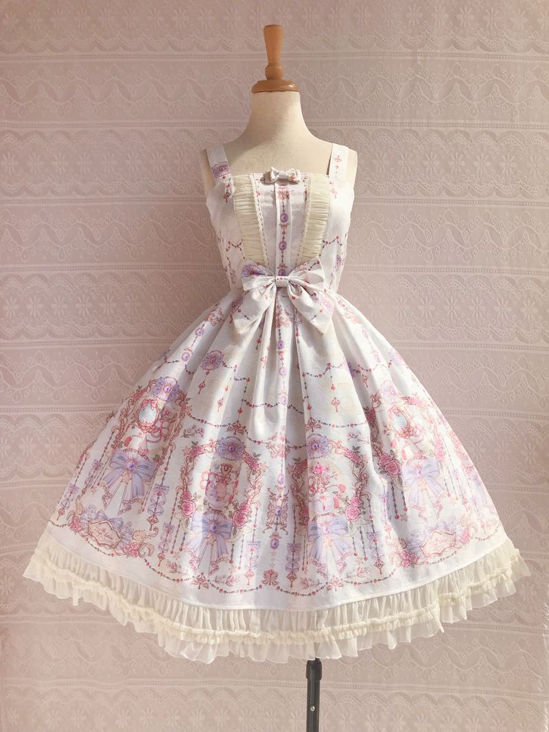 Sweet Lolita Printed Winter JSK Dress