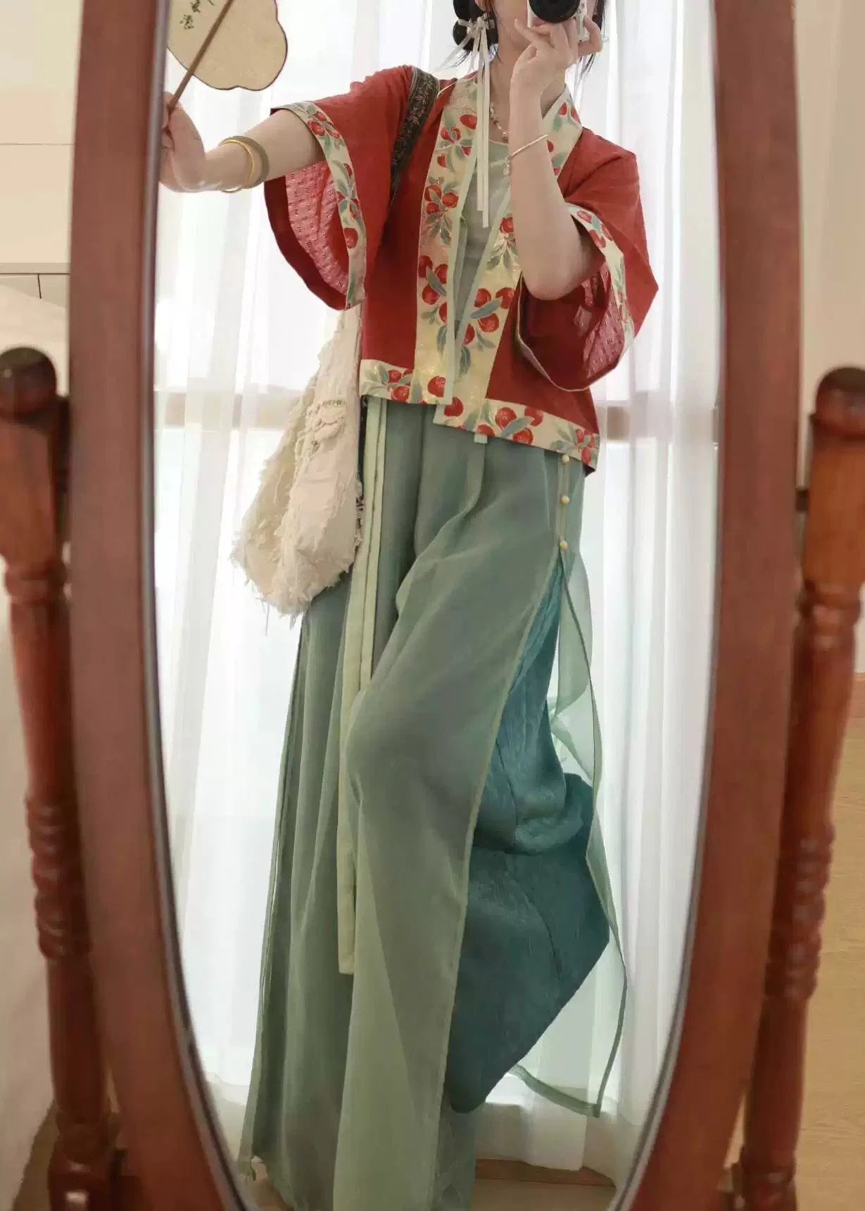 Bayberry Wine | 3-Piece Plus Pants Set (杨梅酒)
