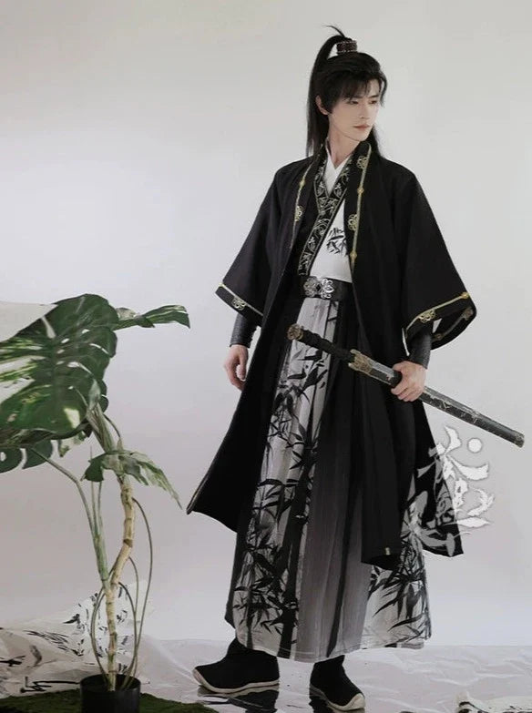 Wei Jin Wuxia Style Qiyao Ruqun - Bamboo Music 竹音