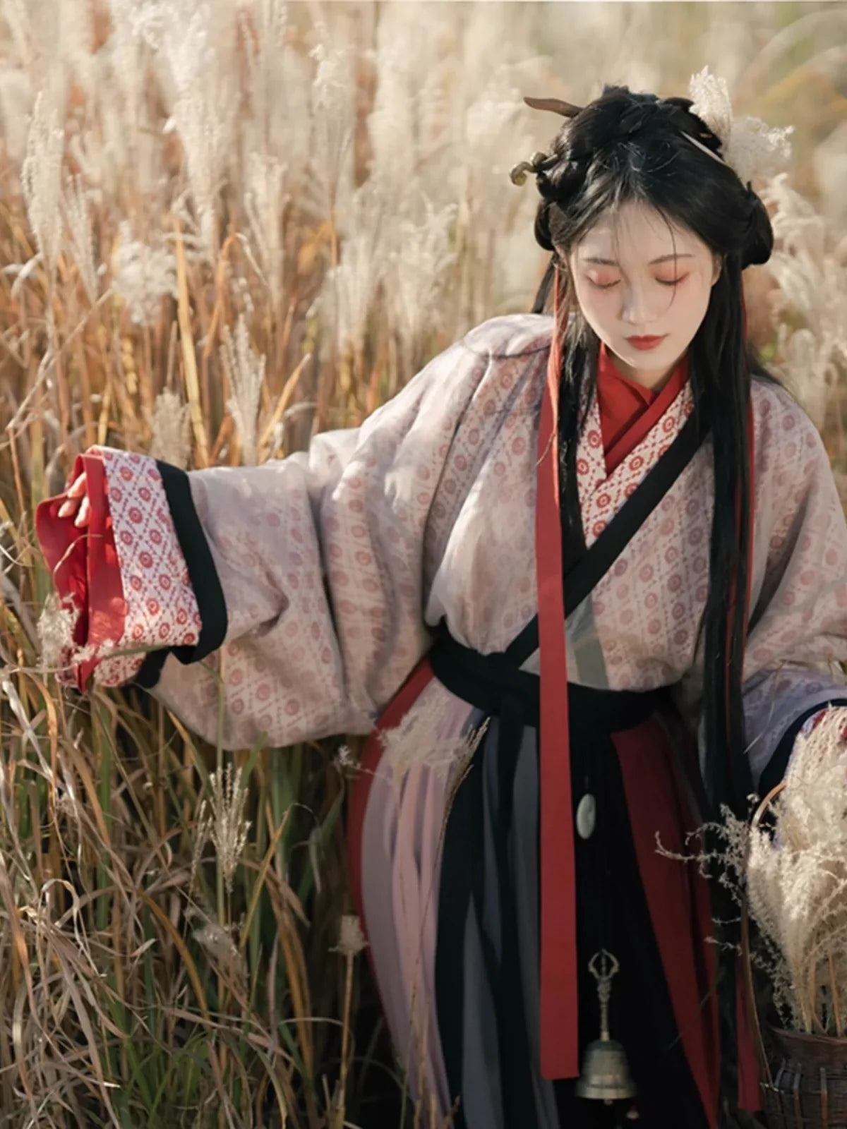 Magu 麻姑 Grassland Nymph WeiJin Dynasty Print Ruqun Set