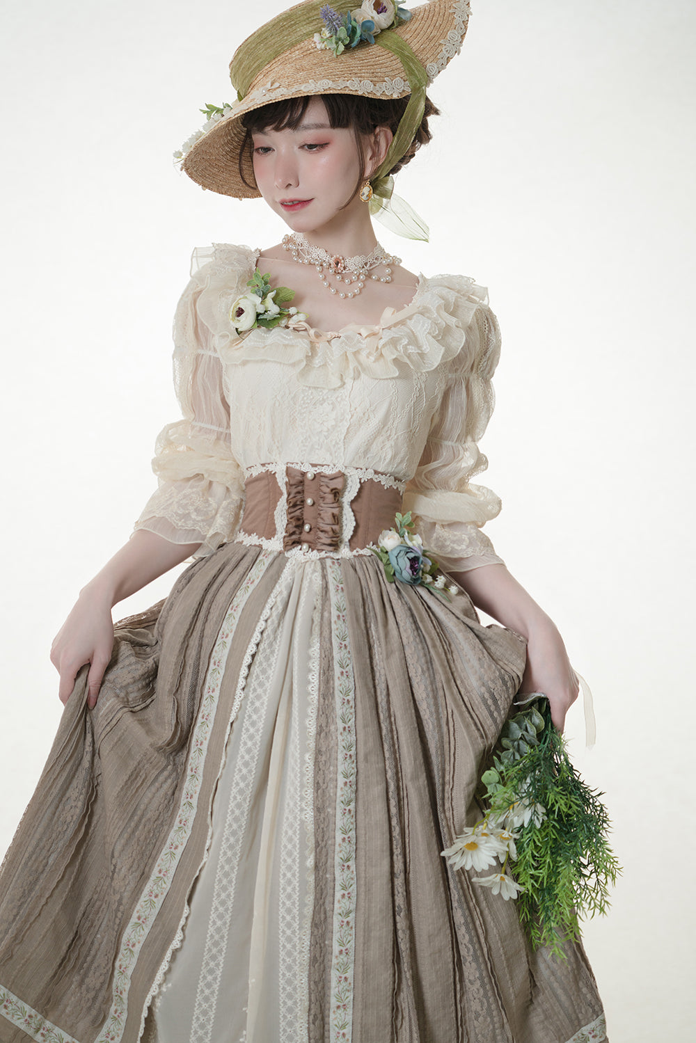 The Sally Gardens - Lotus Root Sleeve Lolita Blouse