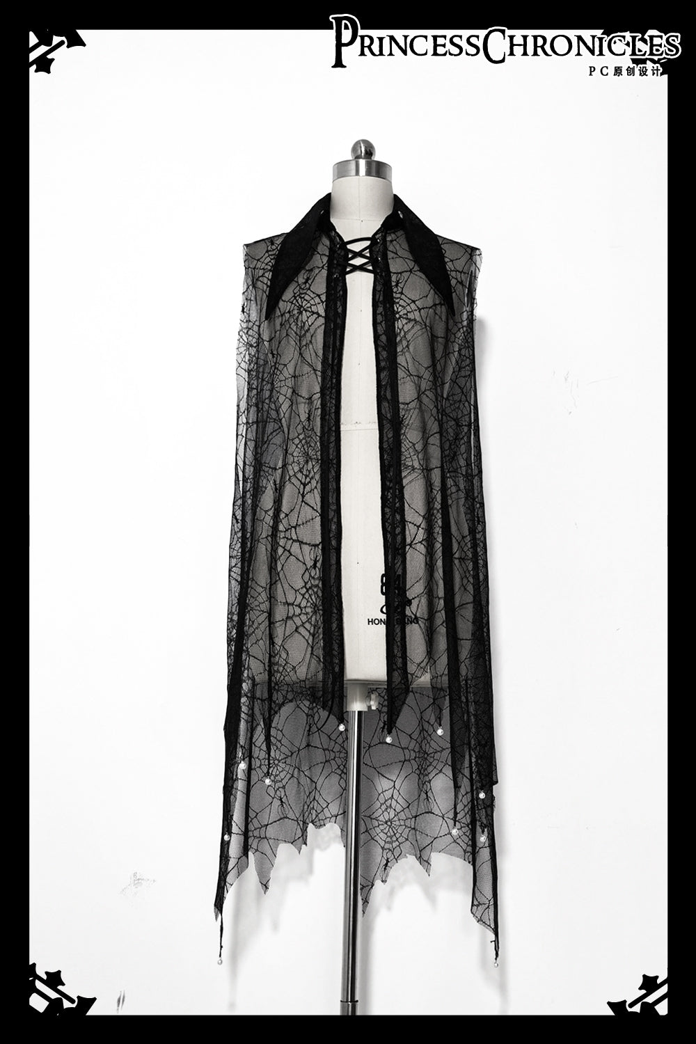Floating Phantom - Gothic Ouji Lolita Sheer Cape
