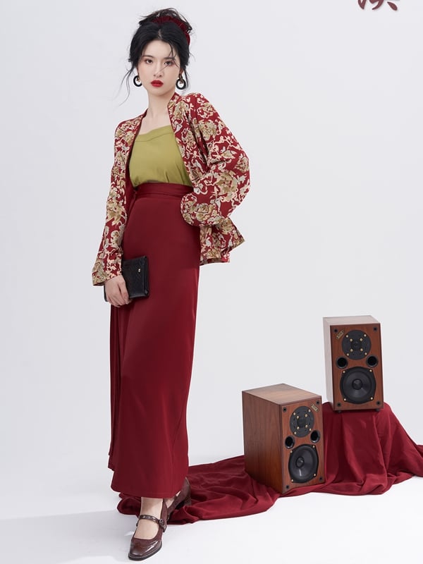 Pretty Woman Dress Chinese Song Style Fashion Hanfu